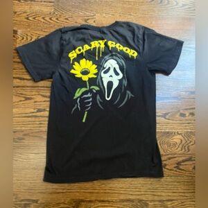 Scream Ghostface Poster 1996 VTG T-Shirt Scary Good Halloween Sz. S Youth 10/12